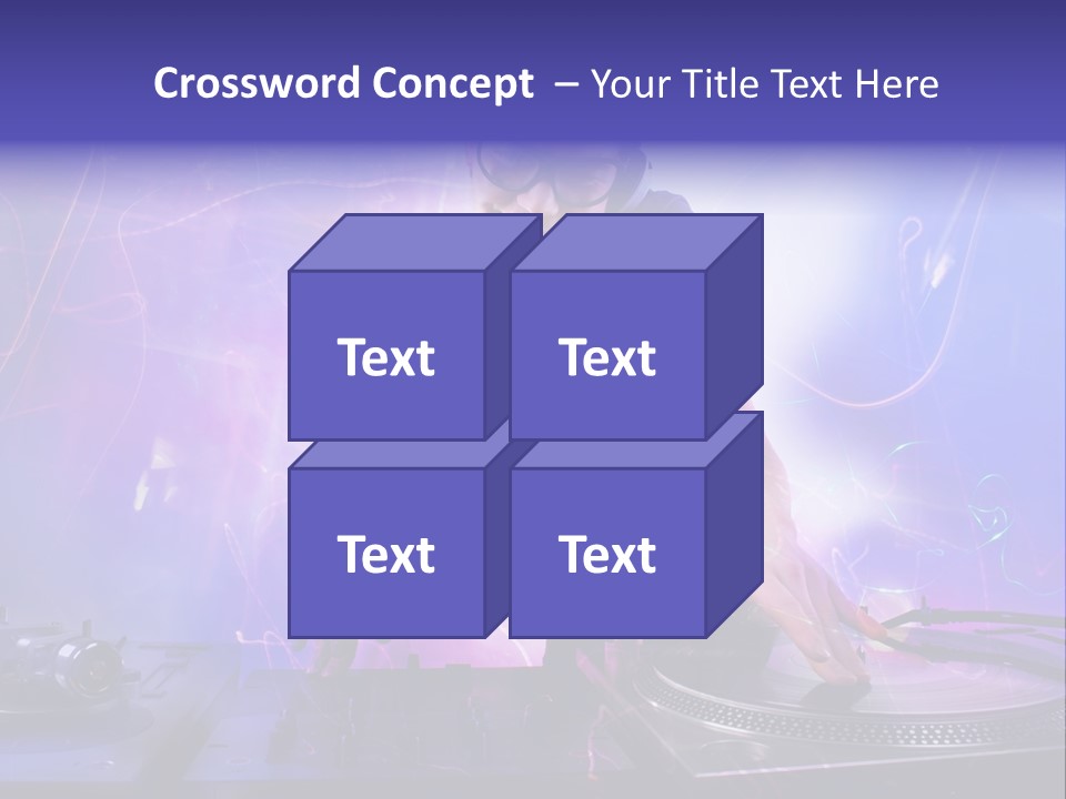 Dj Playing PowerPoint Template