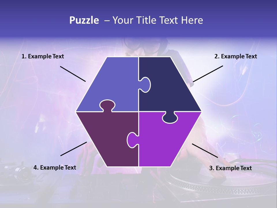 Dj Playing PowerPoint Template