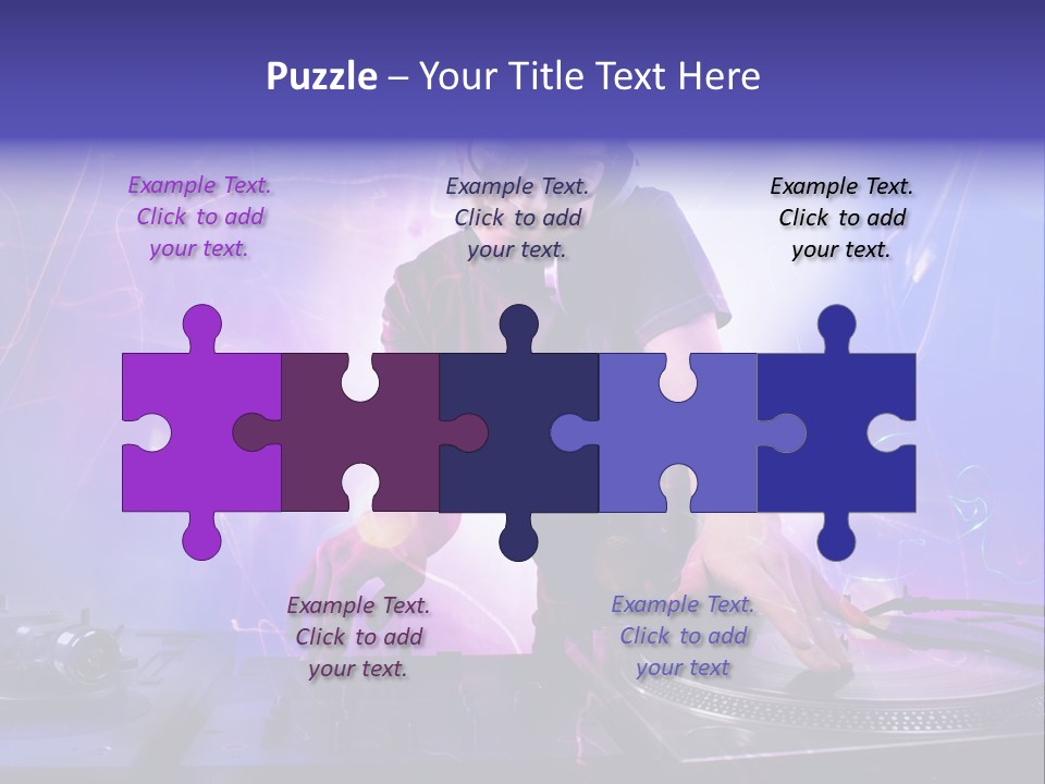 Dj Playing PowerPoint Template