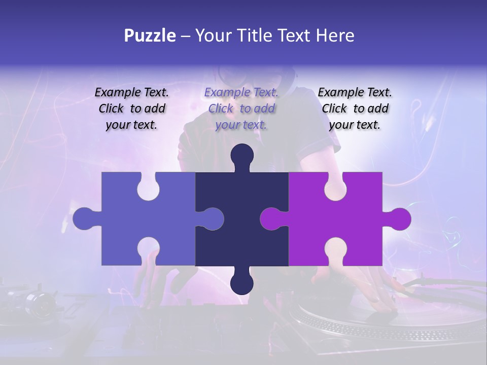 Dj Playing PowerPoint Template