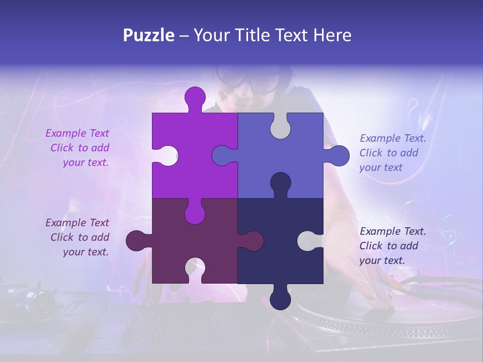 Dj Playing PowerPoint Template