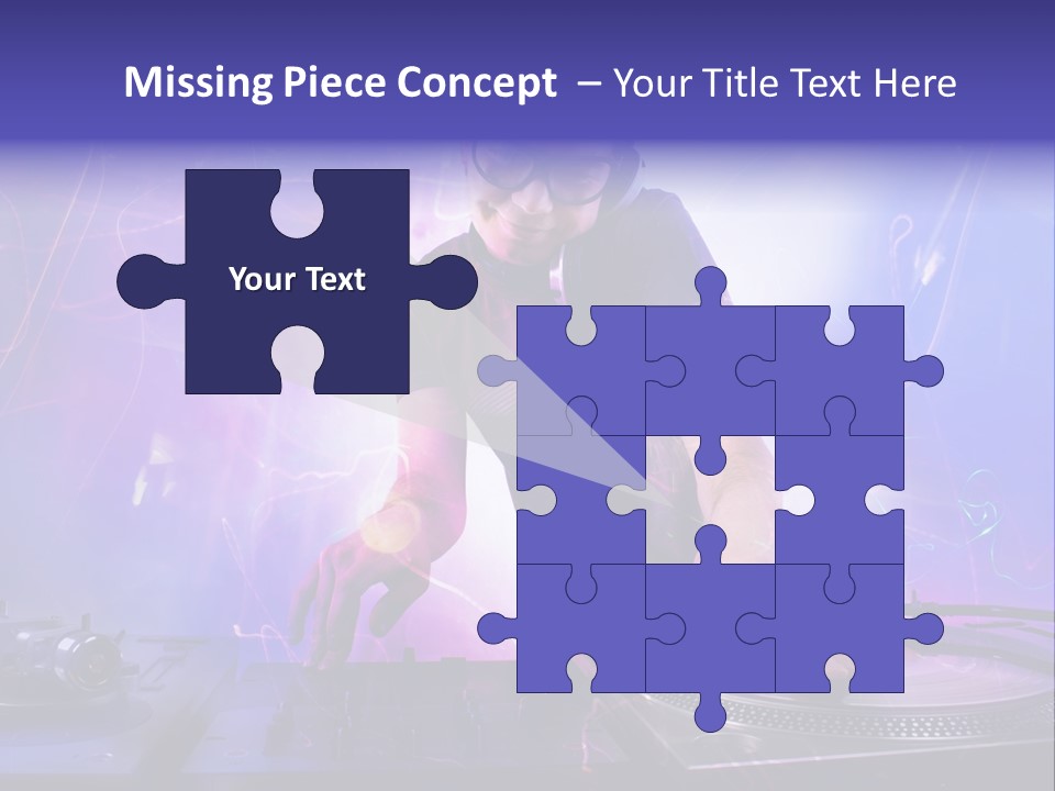 Dj Playing PowerPoint Template