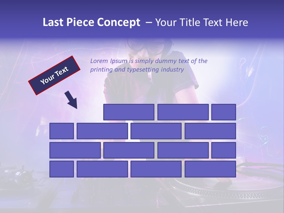 Dj Playing PowerPoint Template