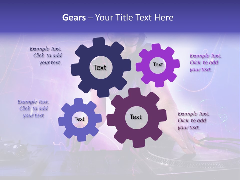 Dj Playing PowerPoint Template