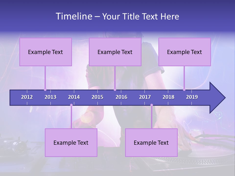 Dj Playing PowerPoint Template