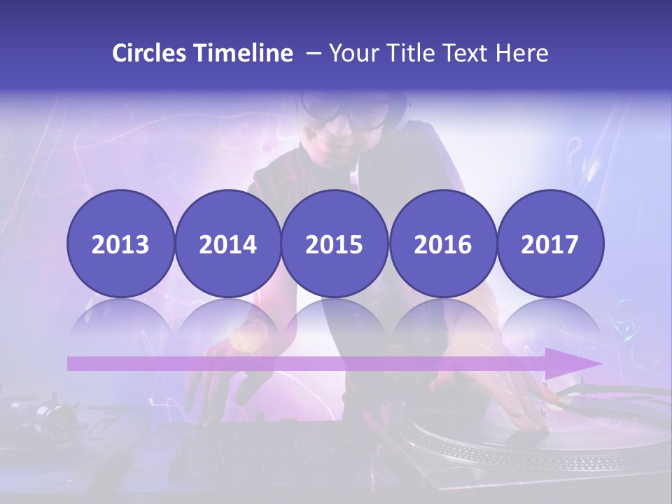 Dj Playing PowerPoint Template