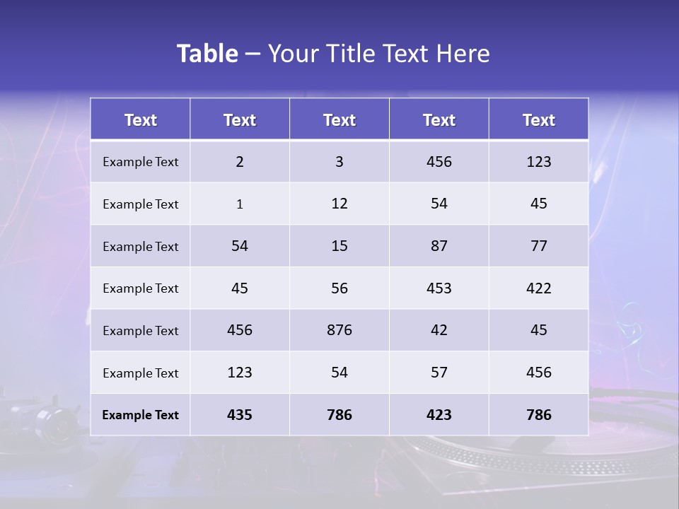 Dj Playing PowerPoint Template