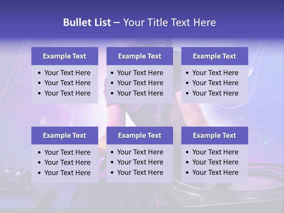 Dj Playing PowerPoint Template