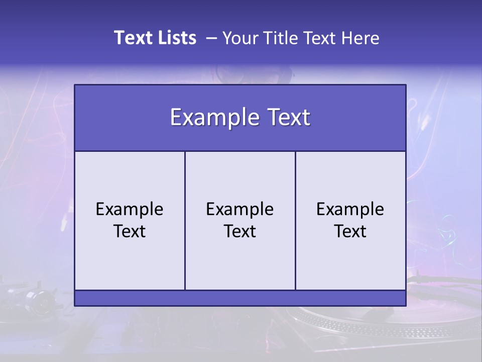 Dj Playing PowerPoint Template