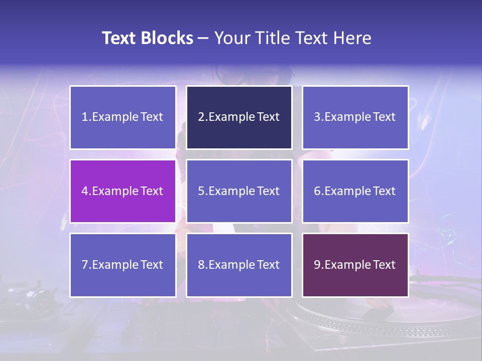 Dj Playing PowerPoint Template