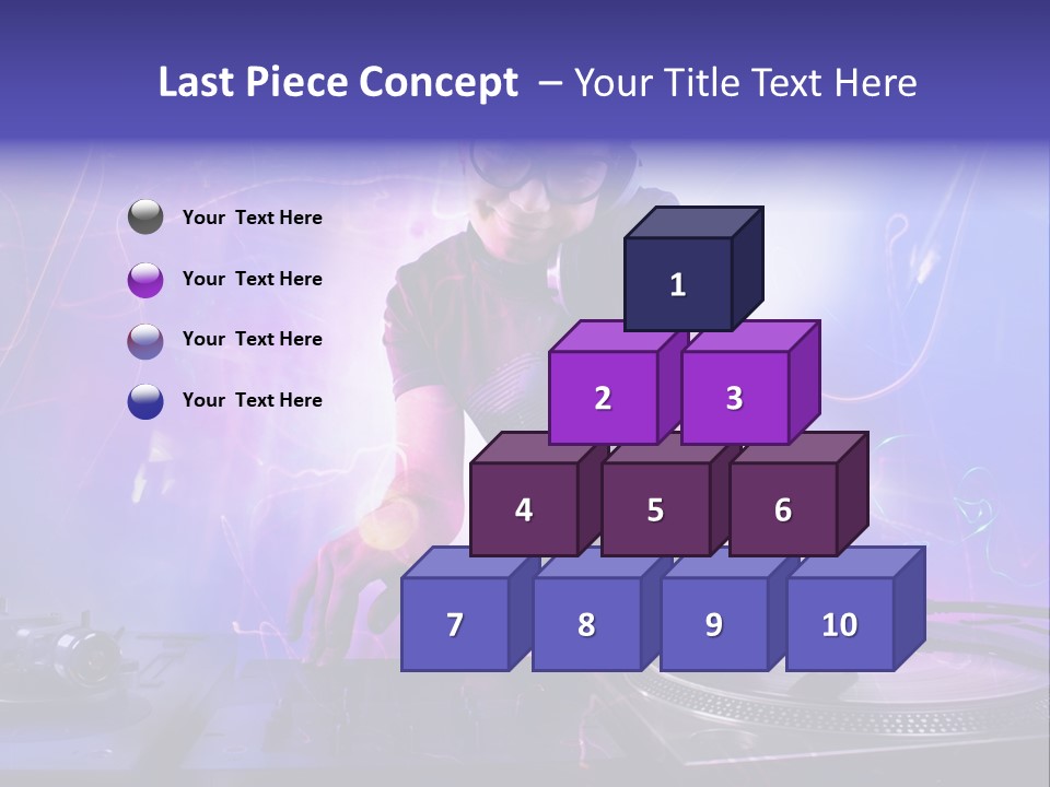 Dj Playing PowerPoint Template