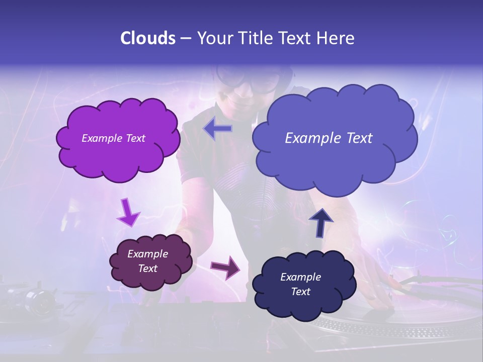 Dj Playing PowerPoint Template