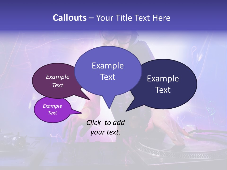 Dj Playing PowerPoint Template