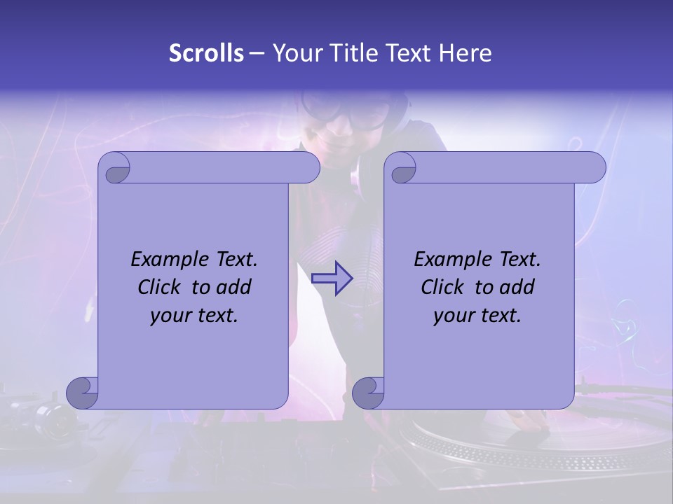 Dj Playing PowerPoint Template