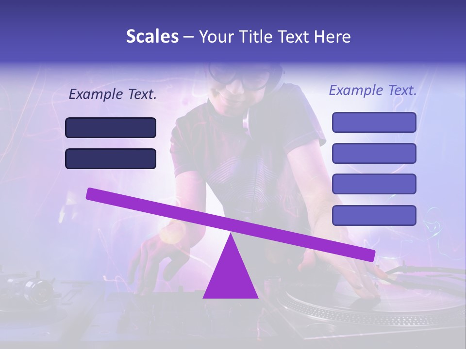 Dj Playing PowerPoint Template
