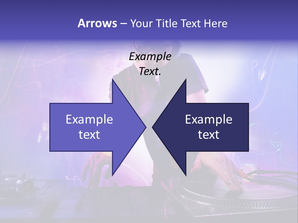 Dj Playing PowerPoint Template