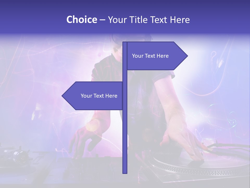 Dj Playing PowerPoint Template