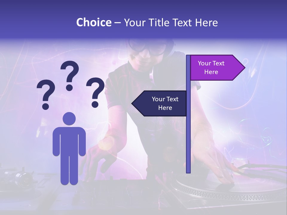 Dj Playing PowerPoint Template