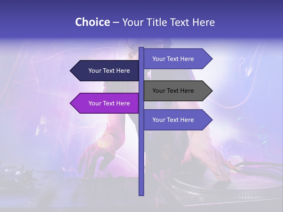 Dj Playing PowerPoint Template