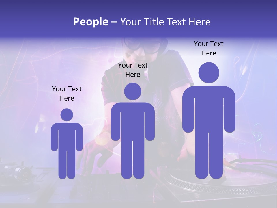 Dj Playing PowerPoint Template