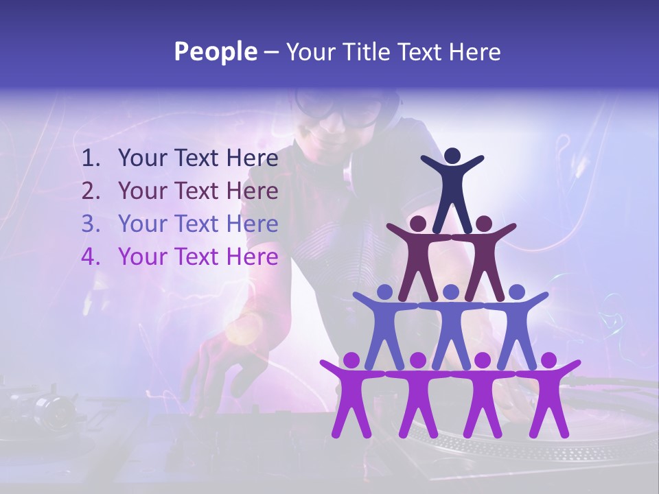 Dj Playing PowerPoint Template