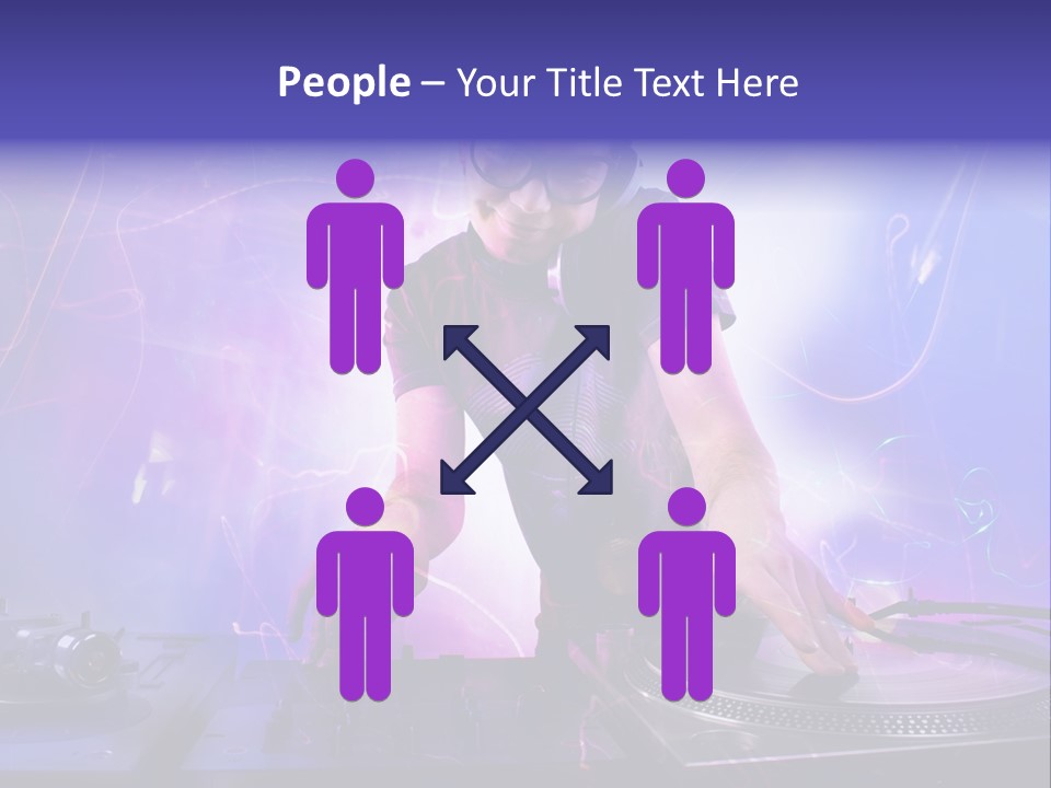 Dj Playing PowerPoint Template