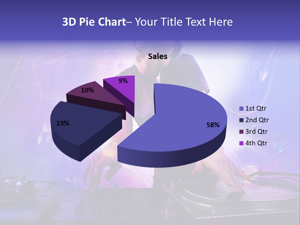 Dj Playing PowerPoint Template