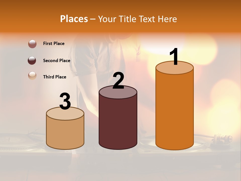 Dj Playing PowerPoint Template