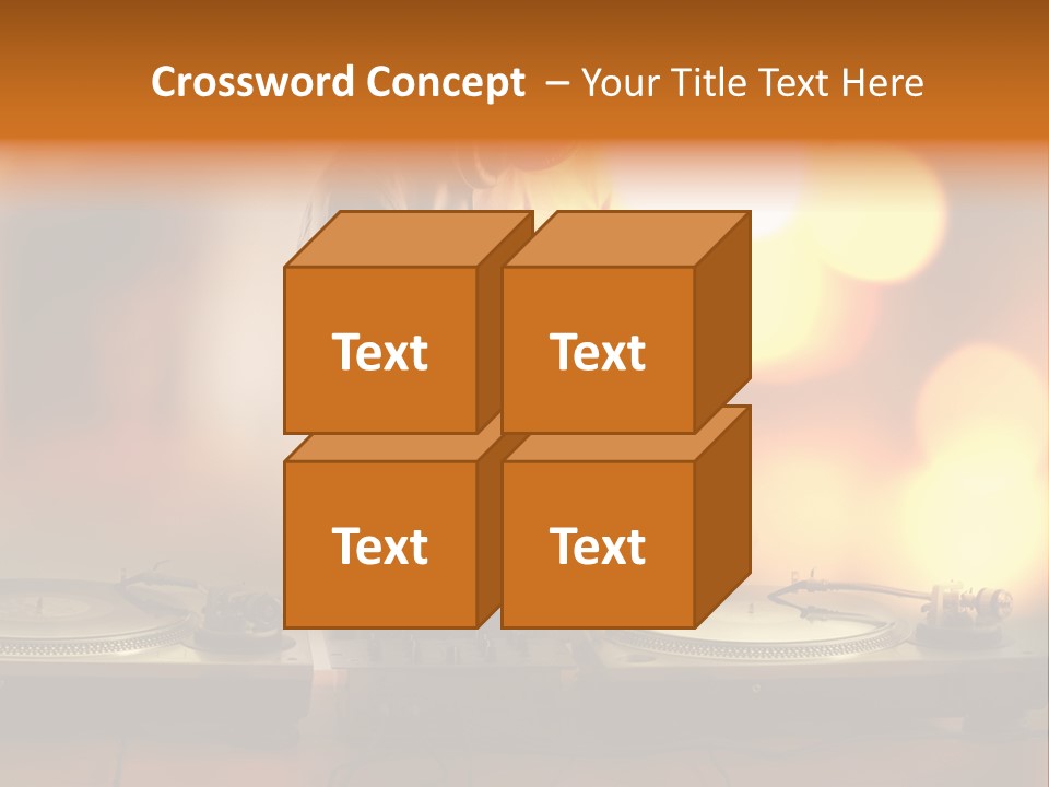 Dj Playing PowerPoint Template