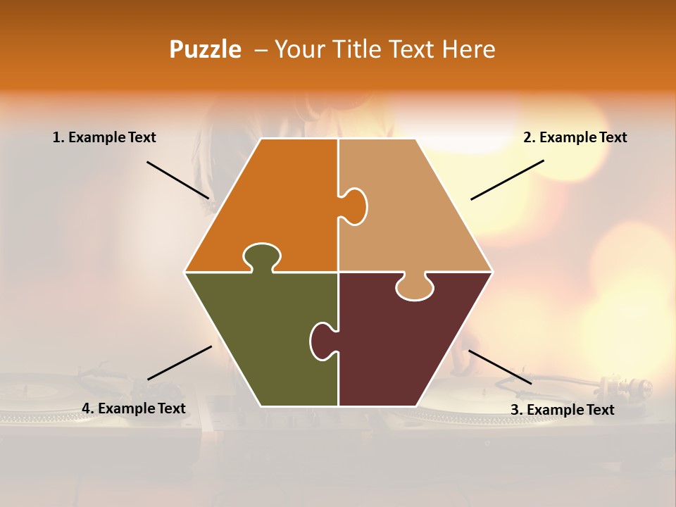 Dj Playing PowerPoint Template