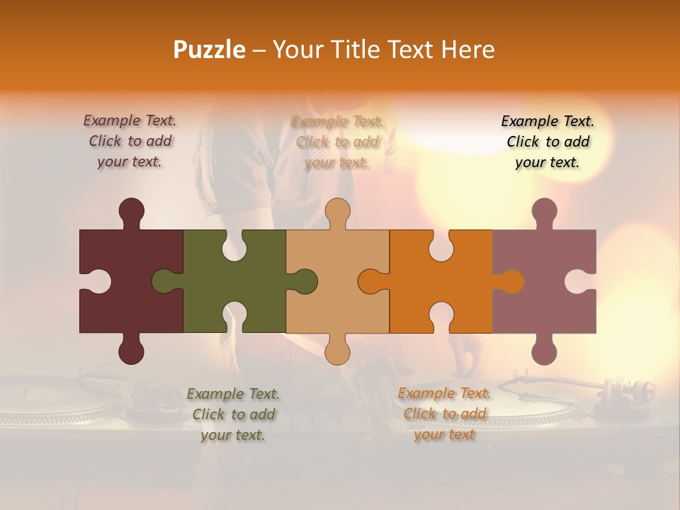 Dj Playing PowerPoint Template