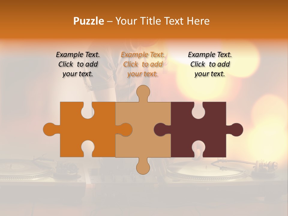 Dj Playing PowerPoint Template