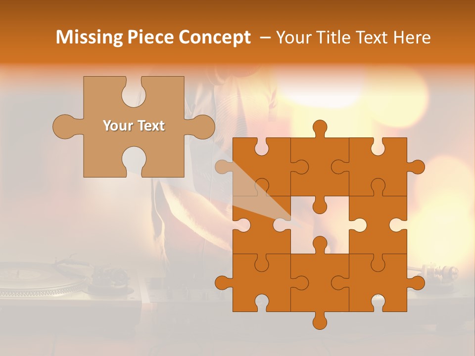 Dj Playing PowerPoint Template