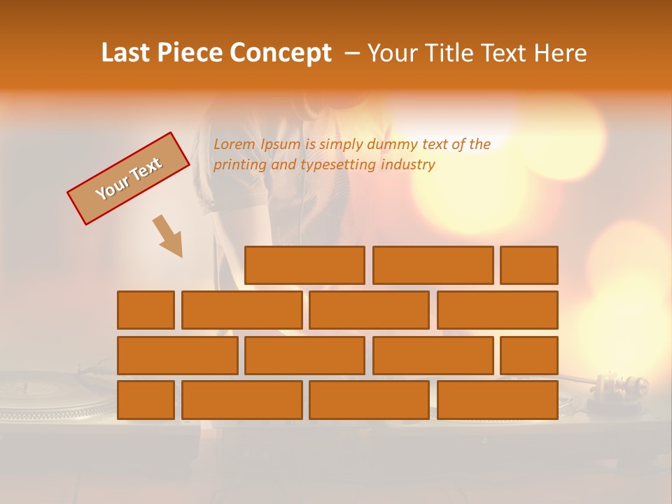 Dj Playing PowerPoint Template