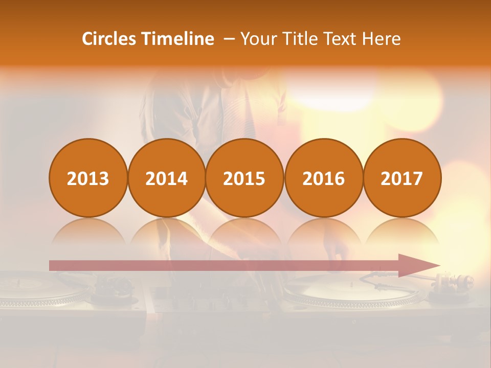 Dj Playing PowerPoint Template