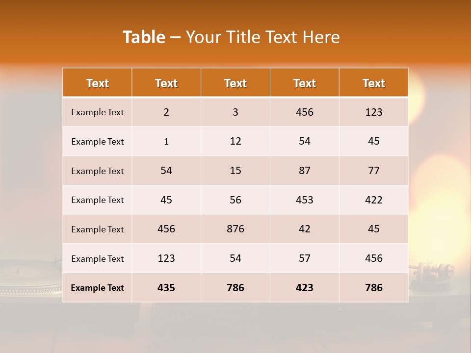 Dj Playing PowerPoint Template