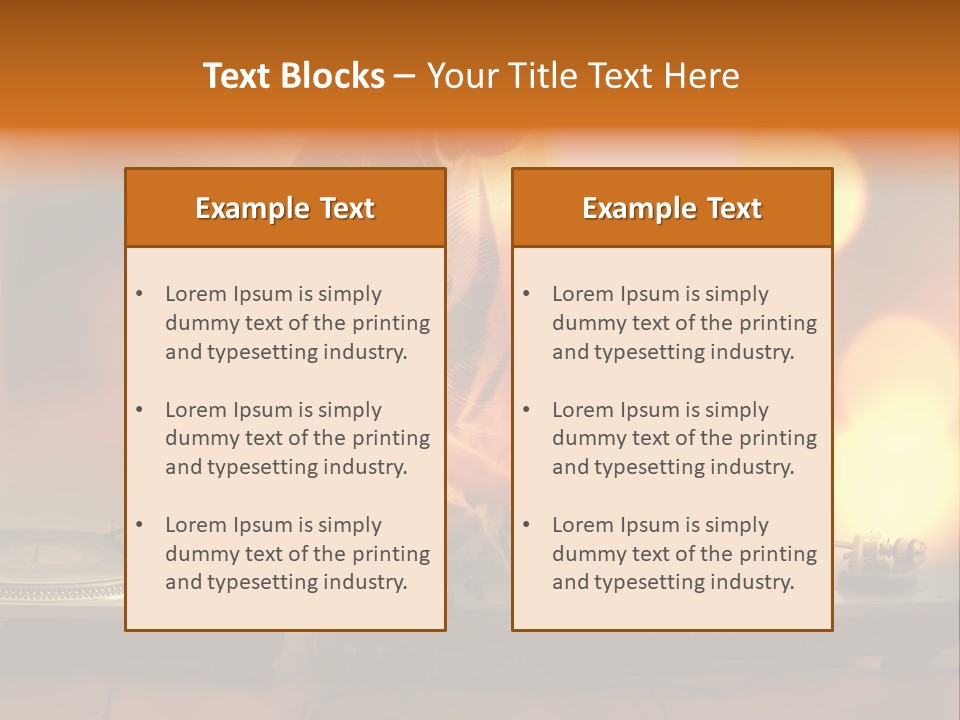 Dj Playing PowerPoint Template