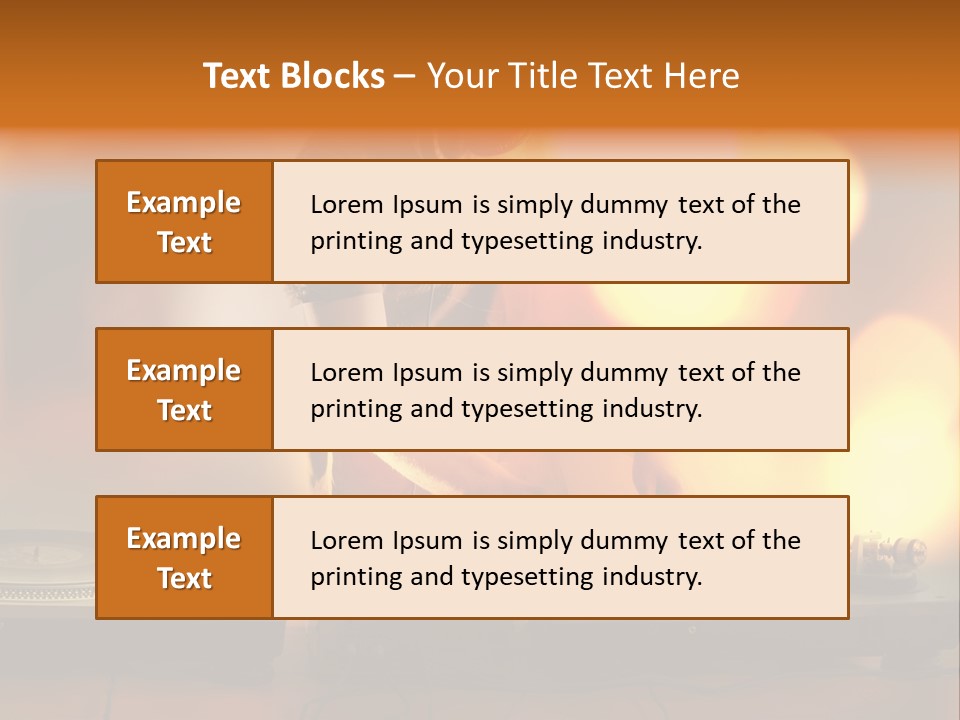 Dj Playing PowerPoint Template