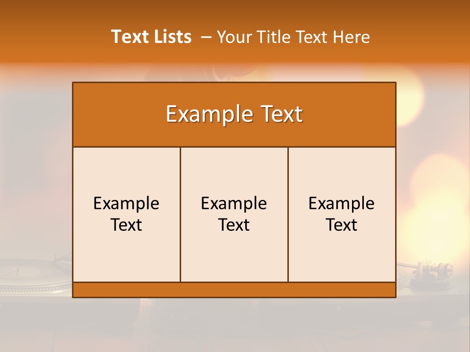 Dj Playing PowerPoint Template