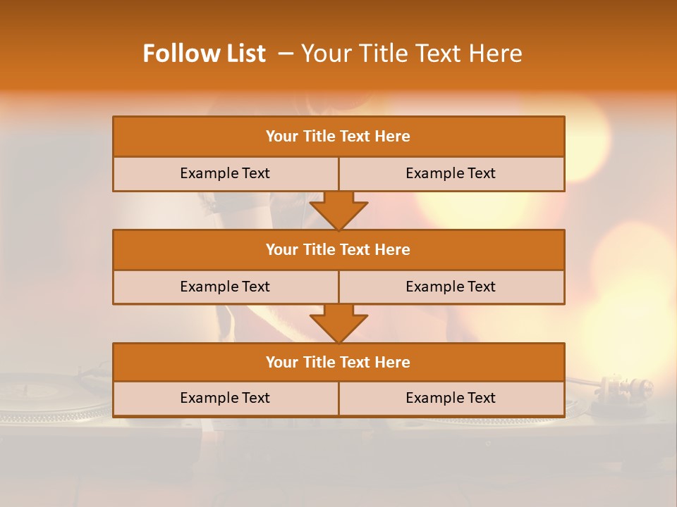 Dj Playing PowerPoint Template