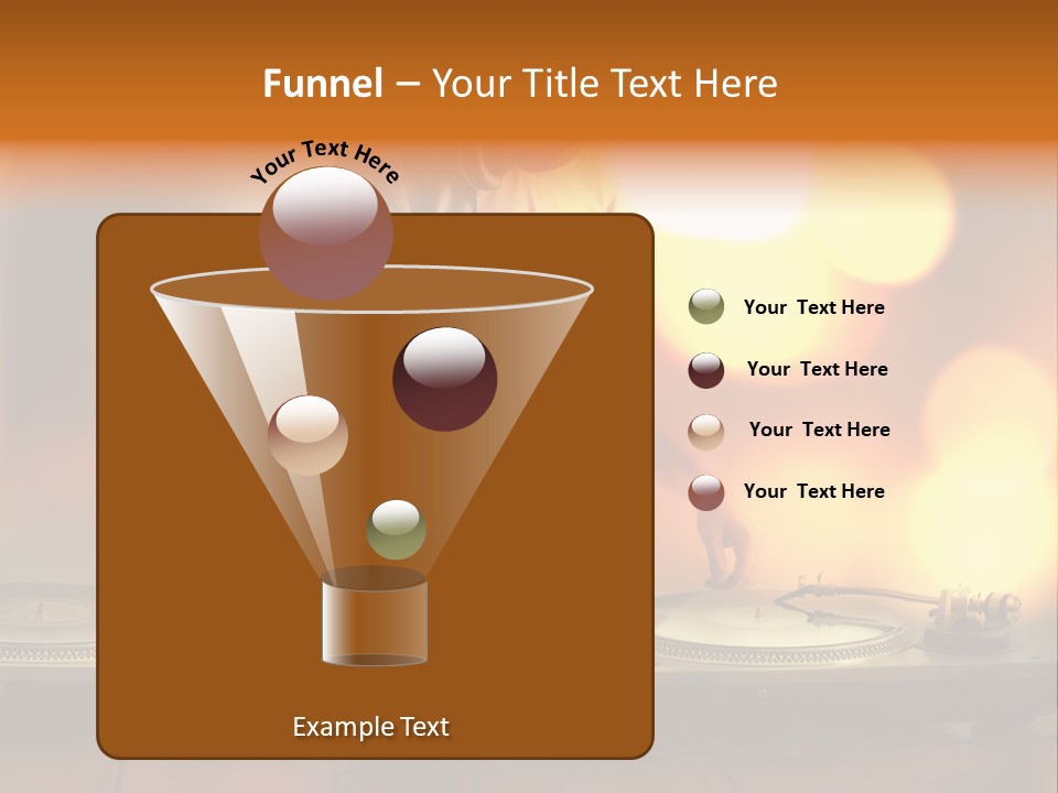 Dj Playing PowerPoint Template