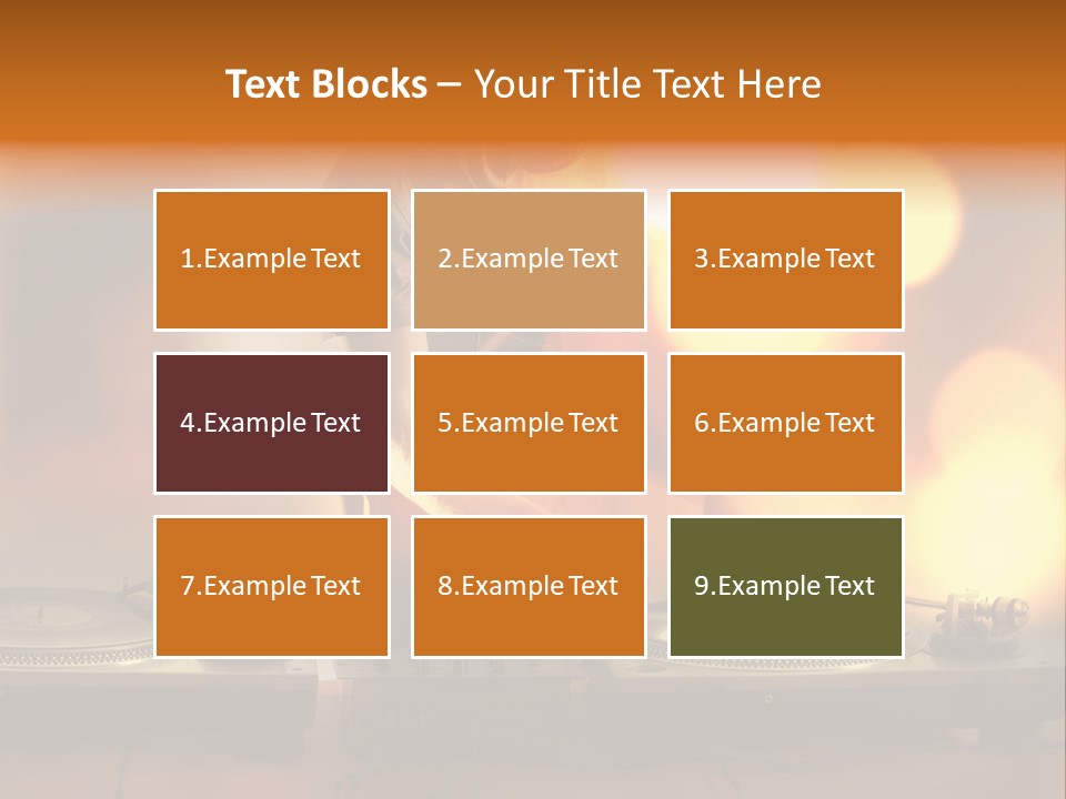 Dj Playing PowerPoint Template