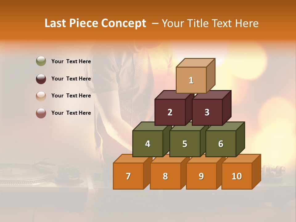 Dj Playing PowerPoint Template