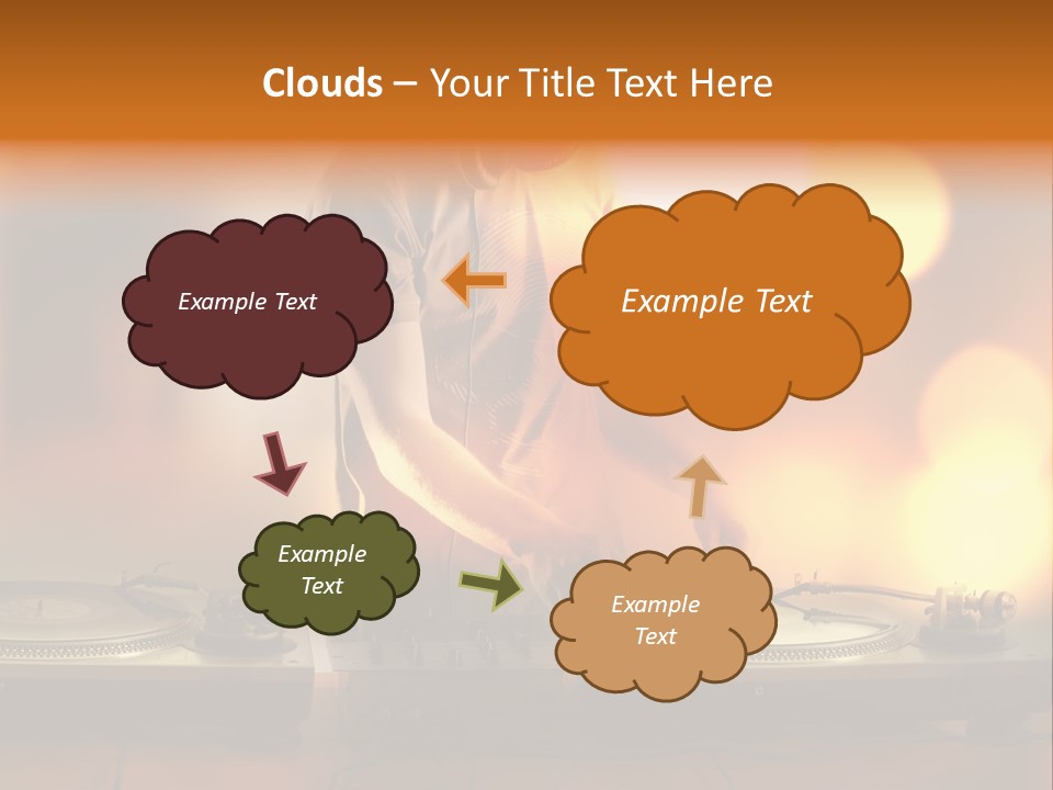 Dj Playing PowerPoint Template