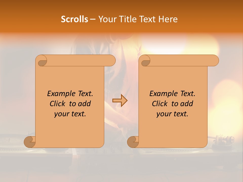 Dj Playing PowerPoint Template