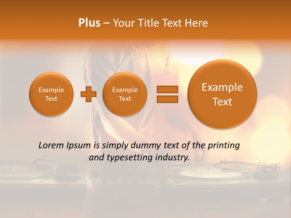 Dj Playing PowerPoint Template