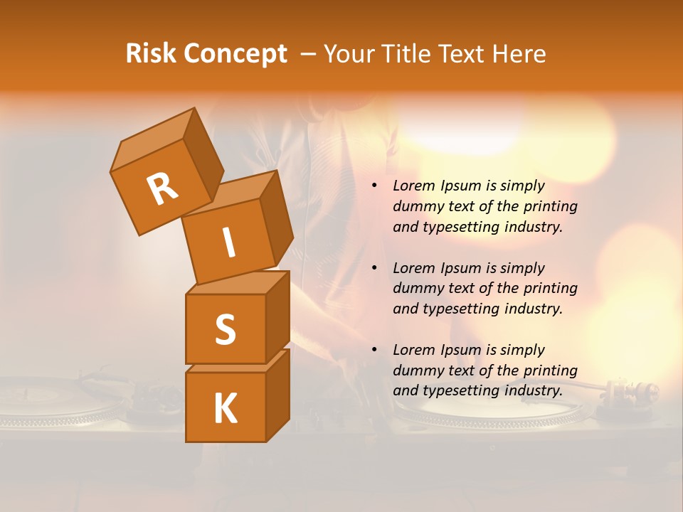 Dj Playing PowerPoint Template