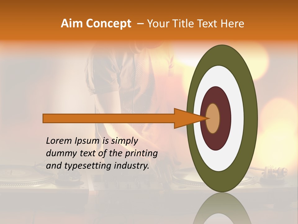 Dj Playing PowerPoint Template