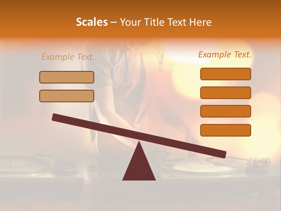 Dj Playing PowerPoint Template