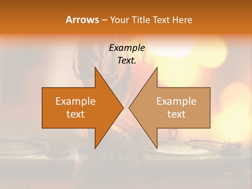 Dj Playing PowerPoint Template